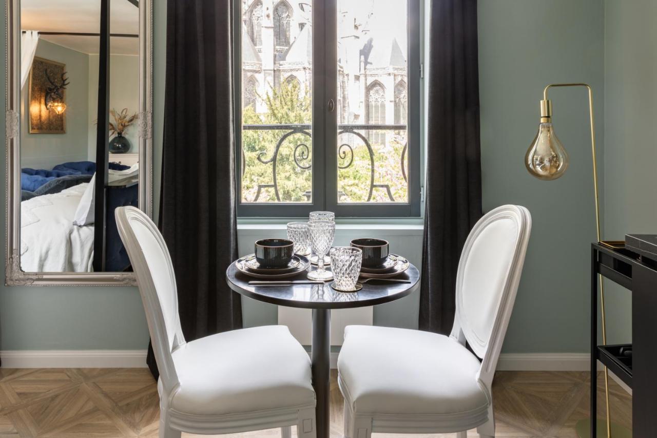2 Appt Medielounge Ou Medieold, Parking Vue Magnifique Par Beds76 Rouen Buitenkant foto